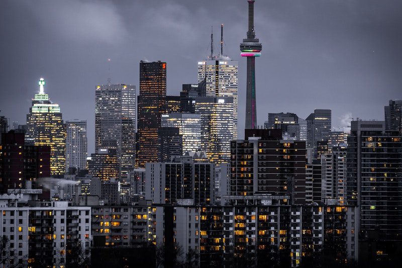 Toronto Canada Skyline at Night