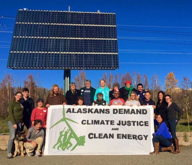 Alaskans Demand Climate Justice and Clean Energy