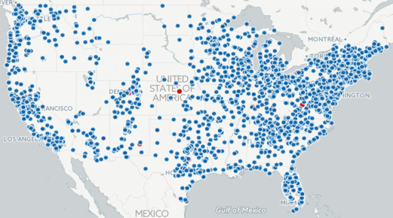 Map of Indivisible Local Action Groups