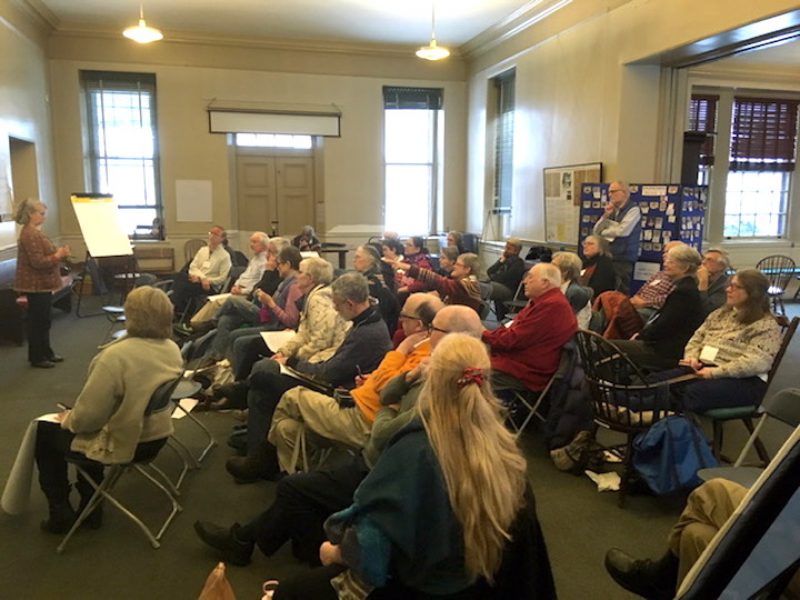 Photo of group of people meeting