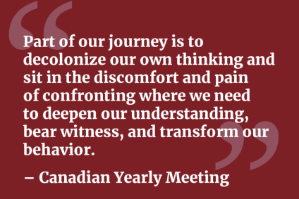 Quote from Canada Yearly Meeting