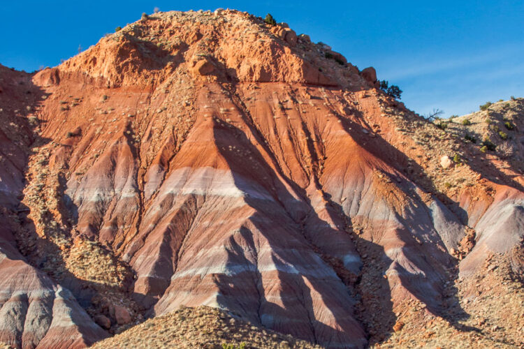 Layers of Time Near Ghost Ranch, New Mexico. Photo by Kathy Barnhart